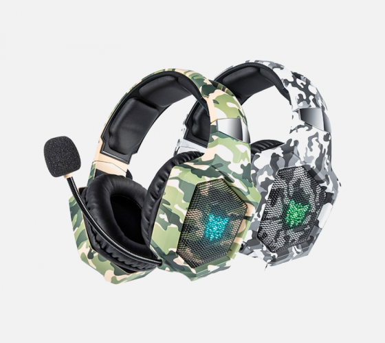 Wired Camouflage Gaming Headset