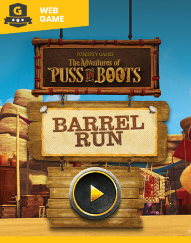 The Adventures of Puss in Boots – Barrel Run
